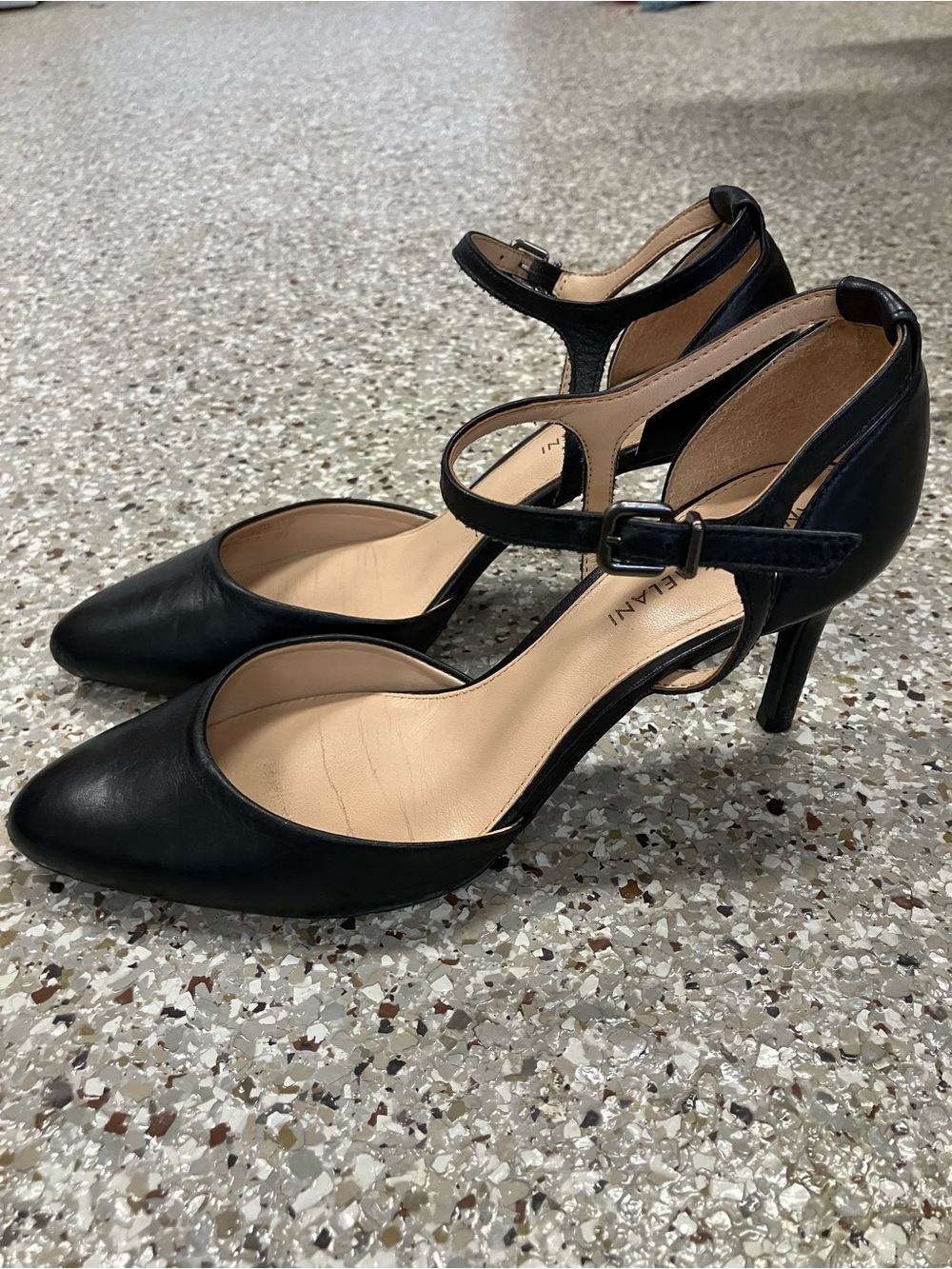 Antonio Melani MAYNAE Women's Black Leather High Heel (8) - Picture 3 of 8